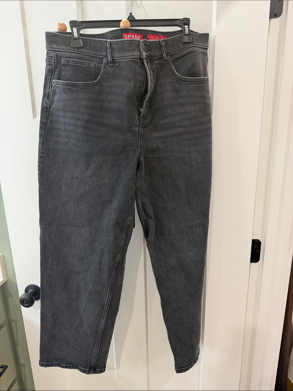 SPANX women’s Black Washed Relaxed Jeans